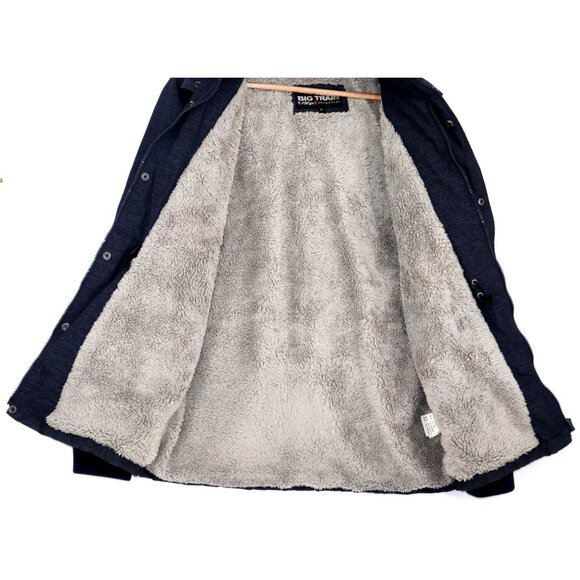 Y2K Vintage Big Train Osaka Mens Hooded Jacket M Winter Streetwear Winter - Picture 9 of 11